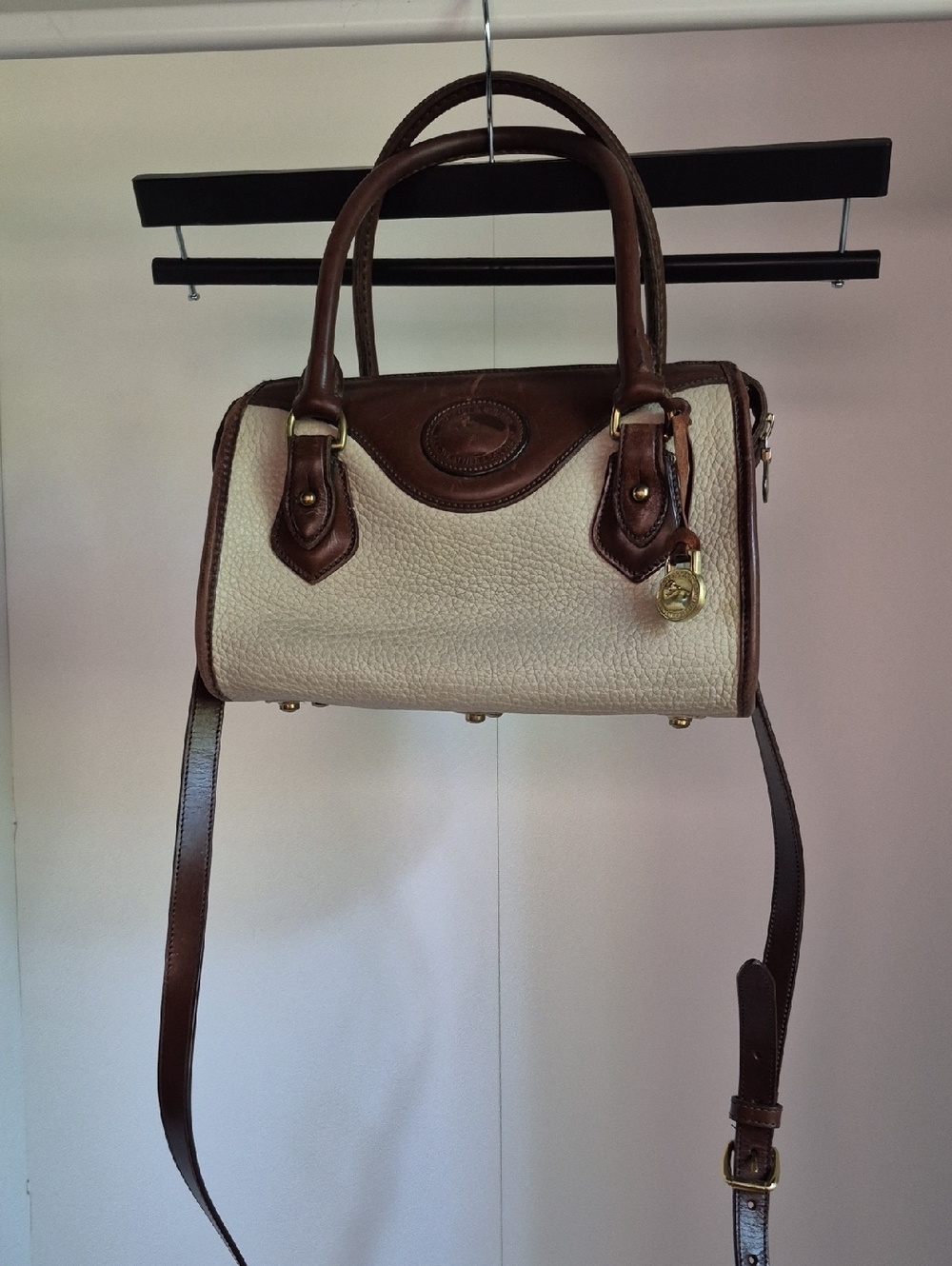 Dooney & Bourke Dark Chocolate and Burnt Cedar Women's Satchel Handbag